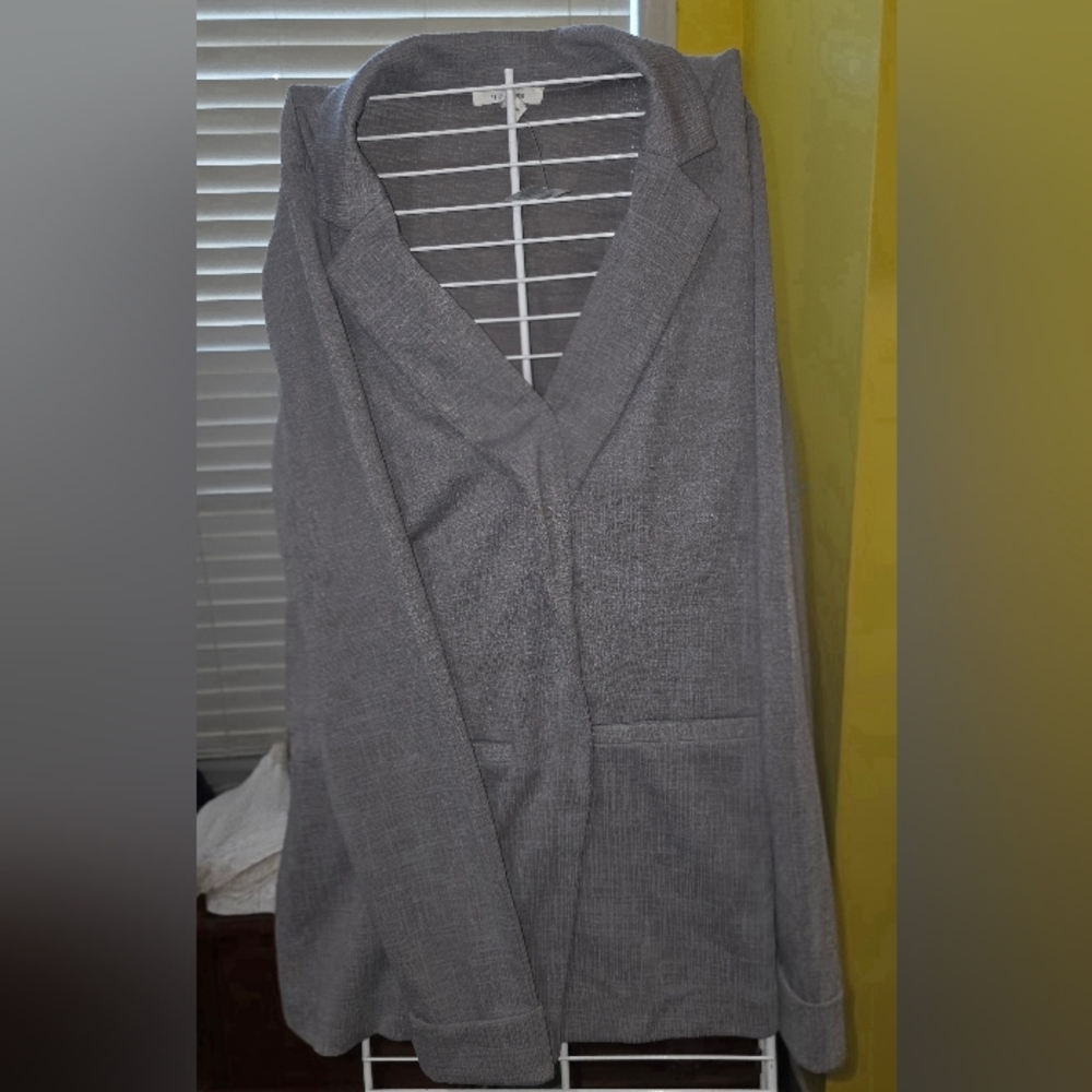 Maurices Shimmering Gray Blazer